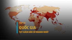 Top các quốc gia tụt giảm dân số nhanh nhất thế giới